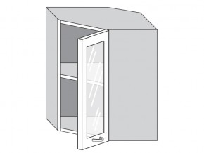 1.60.3у Шкаф настенный (h=720) угловой на 600мм со стекл. дверцей в Верхней Туре - verhnyaya-tura.магазин96.com | фото