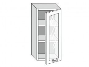 19.40.3 Шкаф настенный (h=913) на 400мм с 1-ой стекл. дверцей в Верхней Туре - verhnyaya-tura.магазин96.com | фото