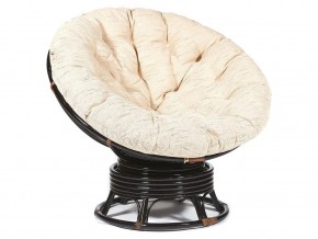 Кресло-качалка Papasan w 23/01 B с подушкой Antique brown, ткань Старт в Верхней Туре - verhnyaya-tura.магазин96.com | фото