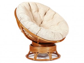 Кресло-качалка Papasan w 23/01 B с подушкой Cognac, ткань Старт в Верхней Туре - verhnyaya-tura.магазин96.com | фото