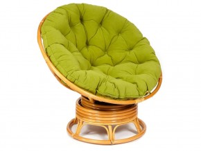 Кресло-качалка Papasan w 23/01 B с подушкой Honey, флок Олива в Верхней Туре - verhnyaya-tura.магазин96.com | фото