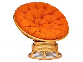 Кресло-качалка Papasan w 23/01 B с подушкой Honey, ткань Оранжевый в Верхней Туре - verhnyaya-tura.магазин96.com | фото