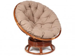 Кресло-качалка Papasan w 23/01 B с подушкой Pecan, экошерсть Коричневый в Верхней Туре - verhnyaya-tura.магазин96.com | фото