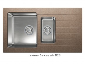 Мойка комбинированная Tolero twist TTS-890 Темно-бежевый 823 в Верхней Туре - verhnyaya-tura.магазин96.com | фото