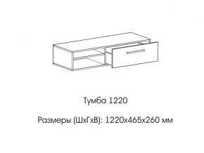 Тумба 1220 (низкая) в Верхней Туре - verhnyaya-tura.магазин96.com | фото